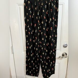 Blair Boutique Floral Wide Leg Pants Size Large